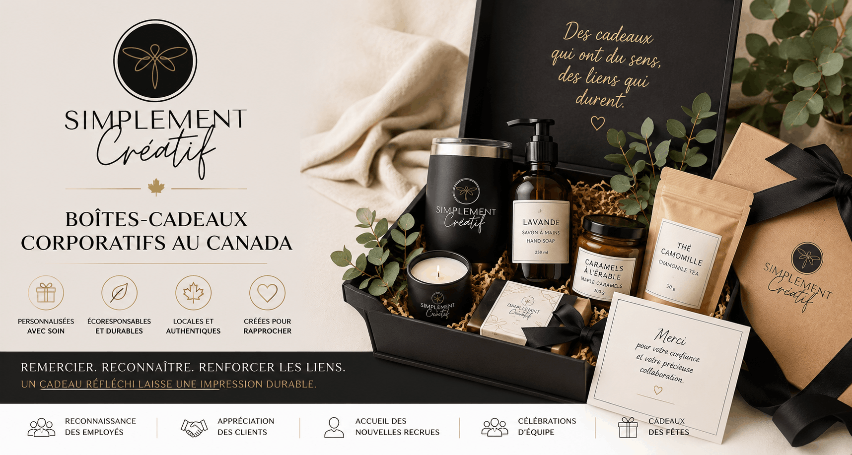 Boites-cadeaux corporatifs au Canada : comment choisir la bonne
