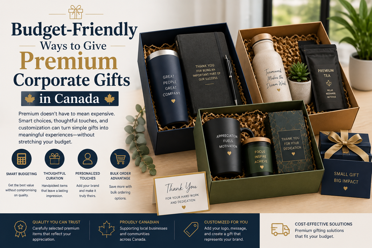 Budget-Friendly Ways to Give Premium Corporate Gifts in Canada