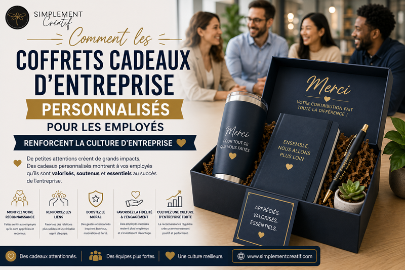 Comment les coffrets cadeaux d'entreprise personnalisés pour les employés renforcent la culture d'entreprise