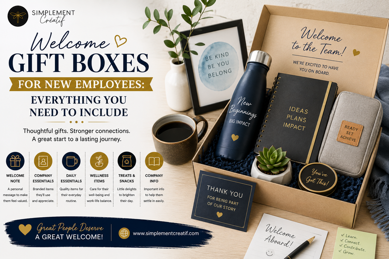 Welcome Gift Boxes for New Employees: Everything You Need to Include