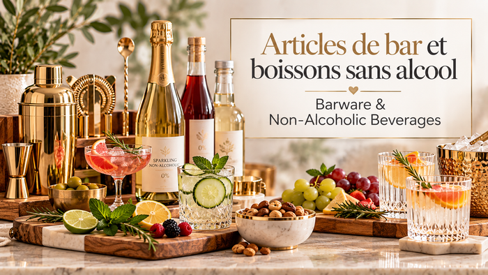 Articles de Bar et Boissons Sans Alcool
