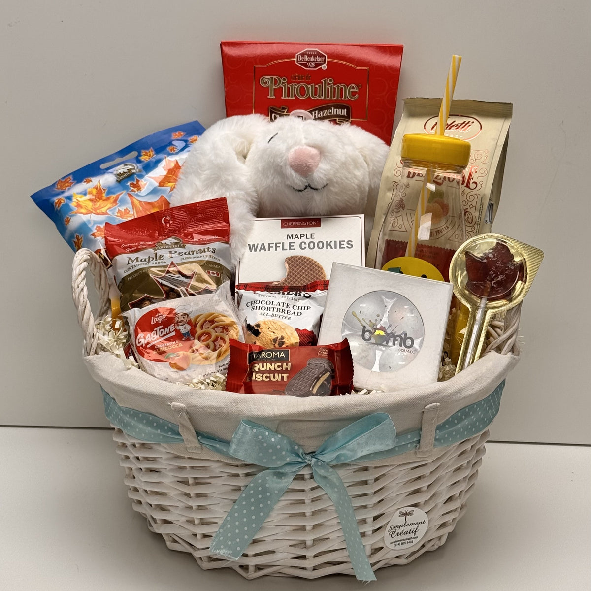 Sucrerie avec un doux lapin
