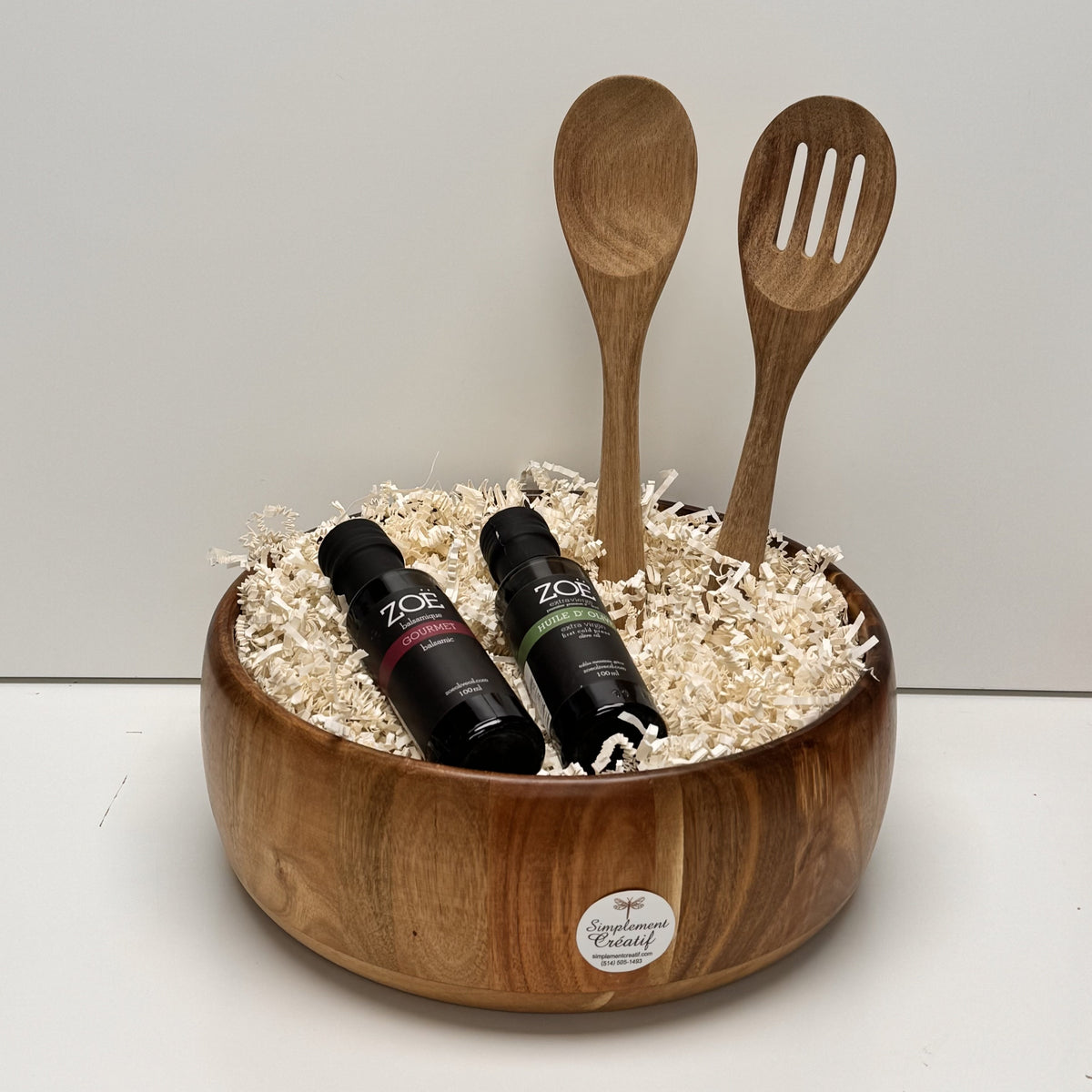 WOODEN SALAD BOWL