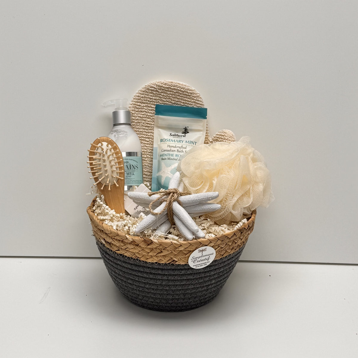 Panier spa étoile de mer