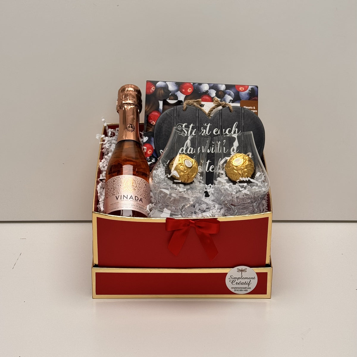 Romance chocolat-vin