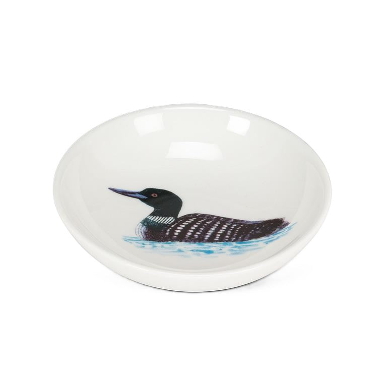 Petite assiette avec huard 3"D