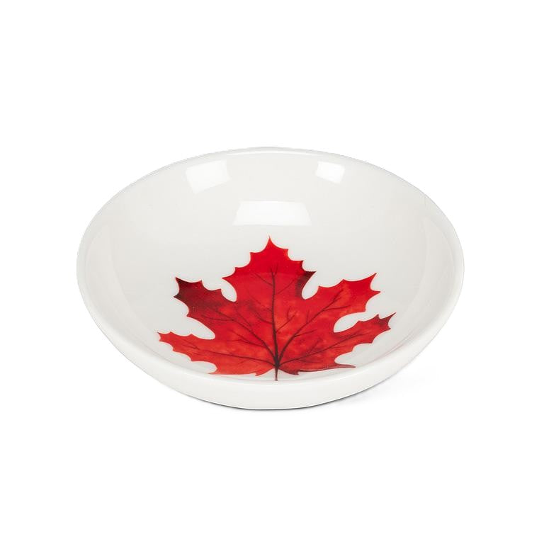 Petite assiette avec feuille d’érable 3''D