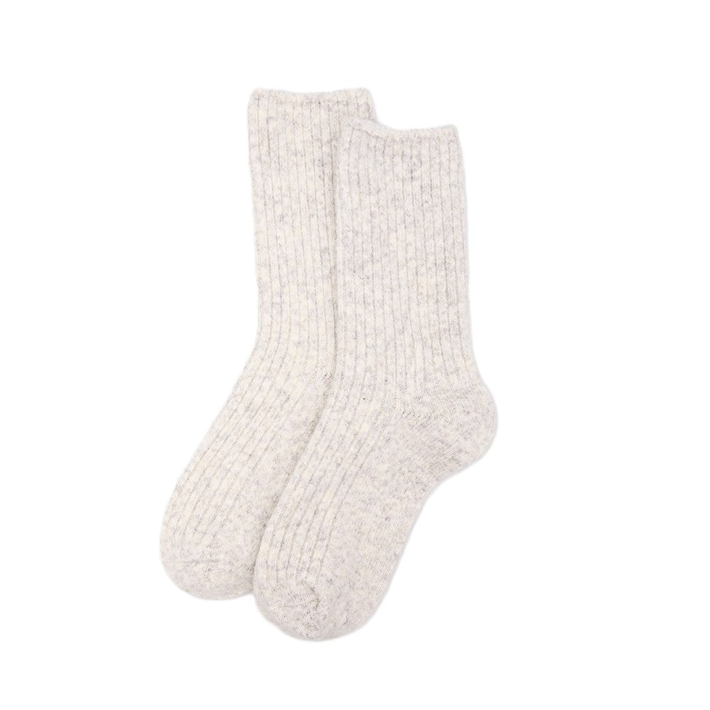 Chaussettes douces en tricot – Gris