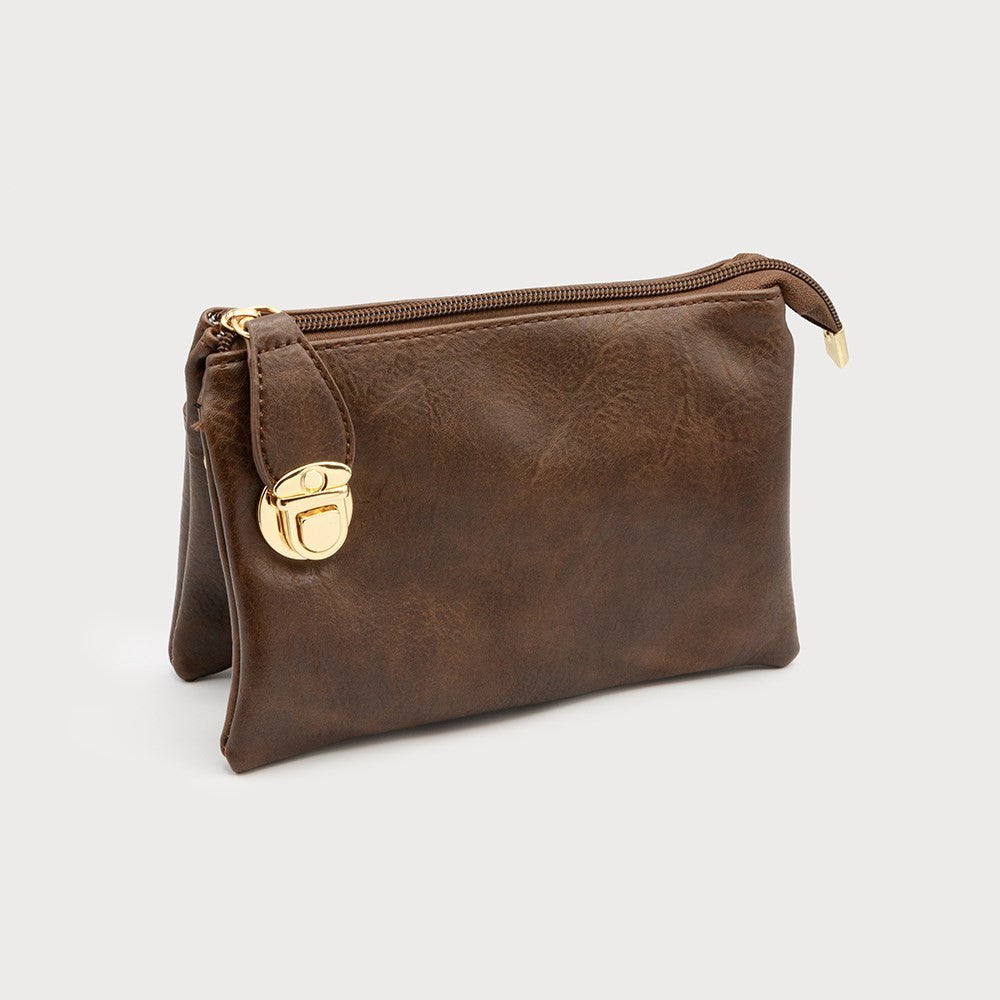 Sac souple multipochettes avec bandoulière ajustable et dragonne amovible