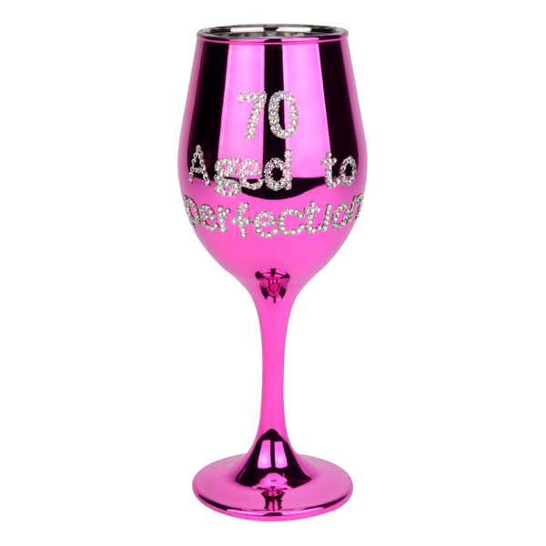 Verres Roses "70 Aged To Perfection "