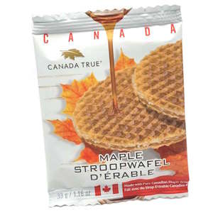 Stroopwafel D’Érable, Canada True, 33g.