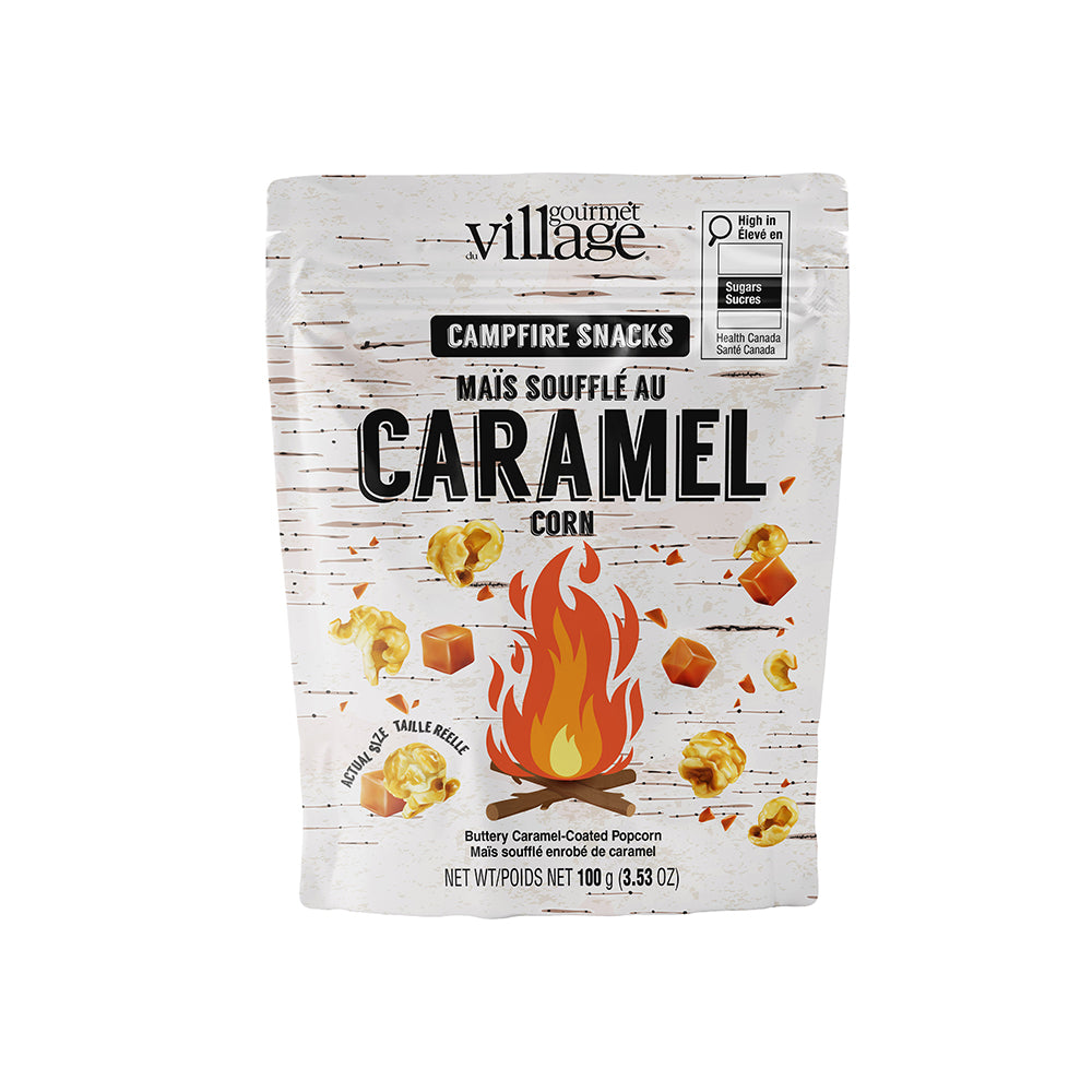 Maïs soufflé au caramel – Sensible à la chaleur