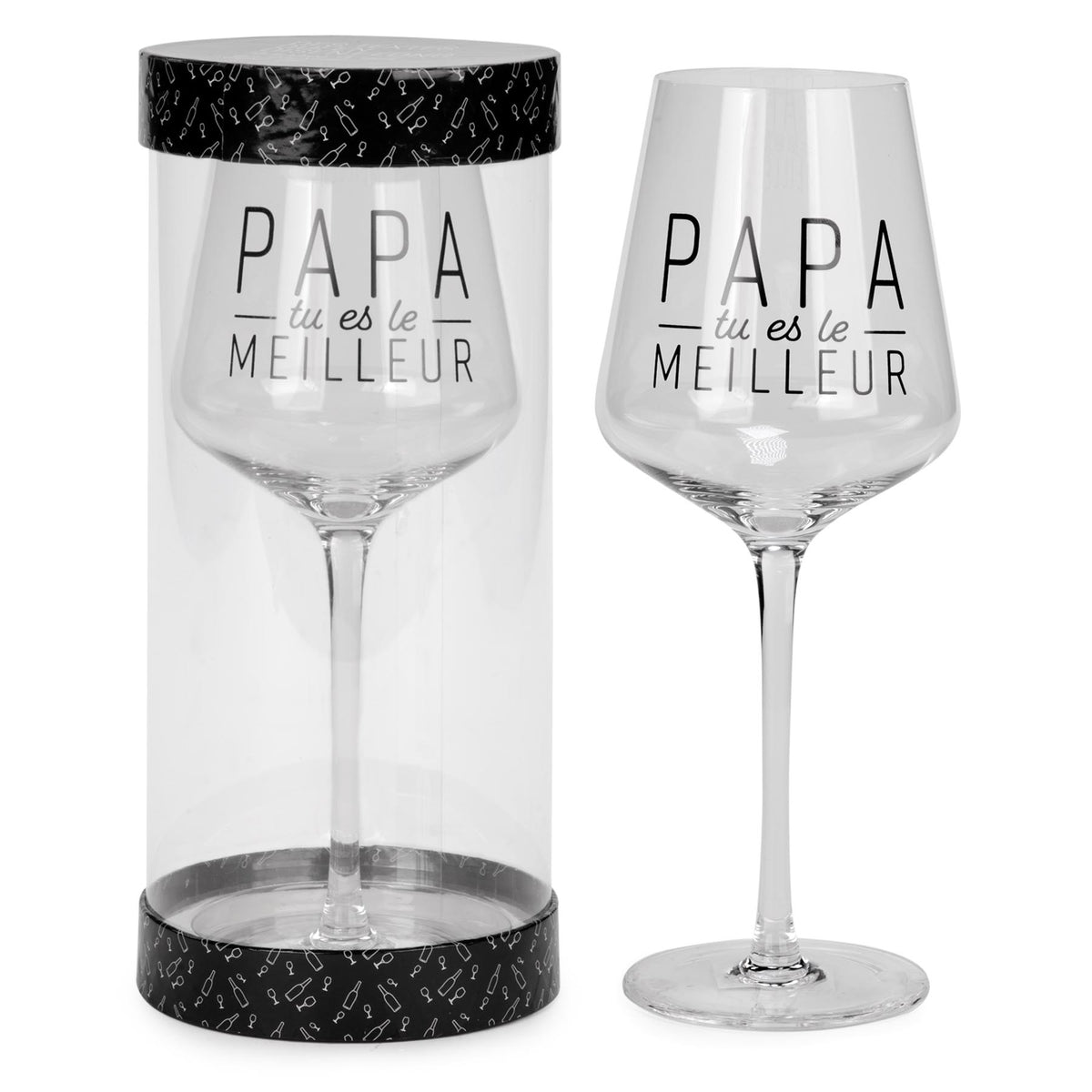 Verres "Papa Tu Es Le Meilleur "