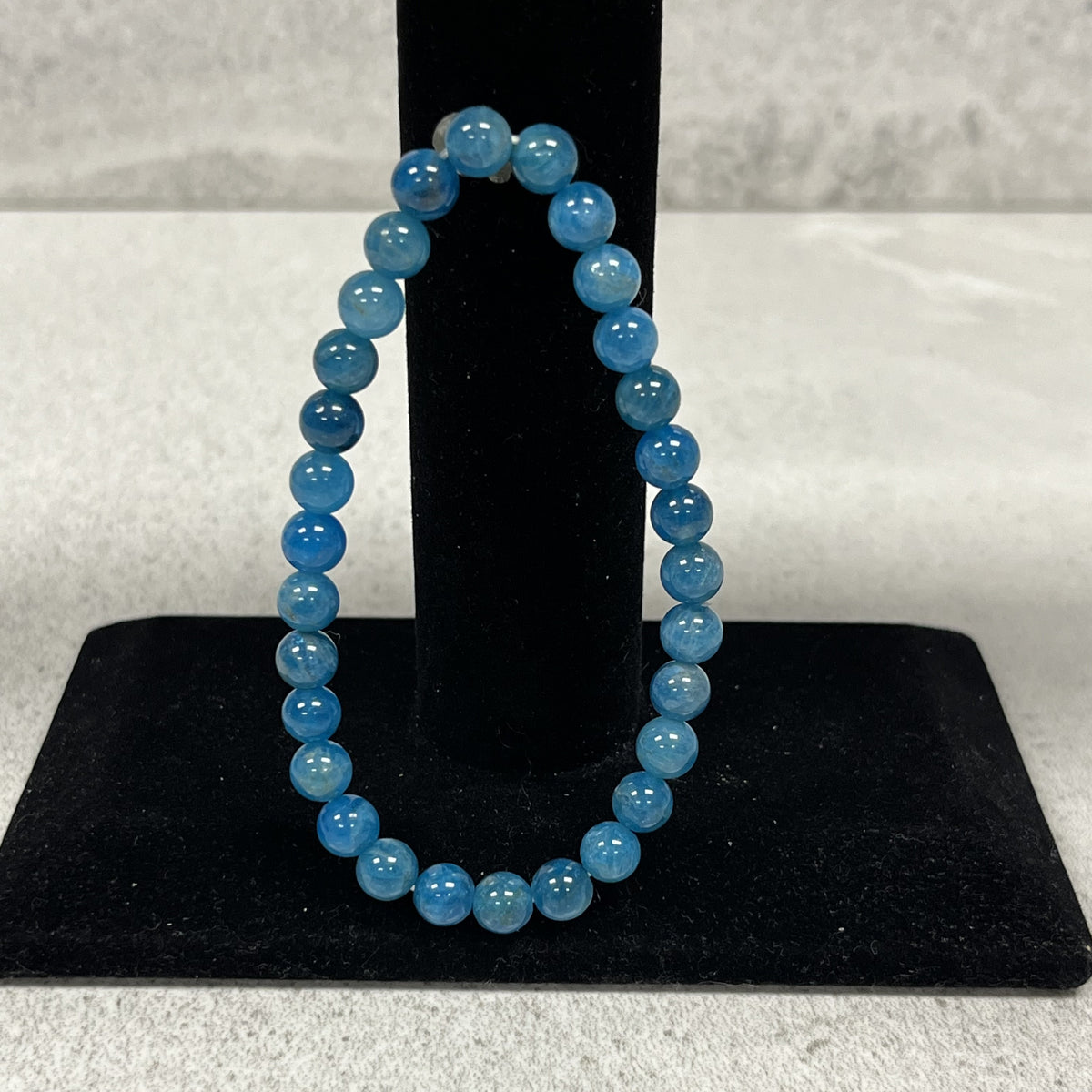 Beads Bracelet Small "Blue Agate"