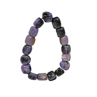 Beads Square "Charoite" Bracelet Beads