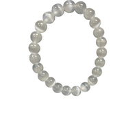 "Selenite" Beads Bracelet