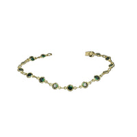 Green Bubbles Belle by elle barred bracelet