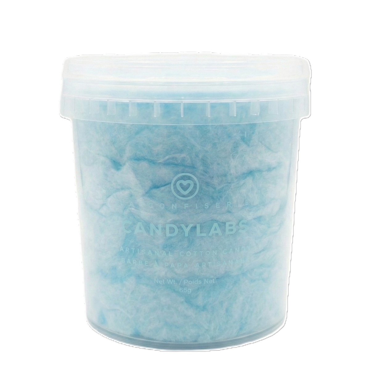 Barbe à papa artisanale – Saveur bleuet – 65 g