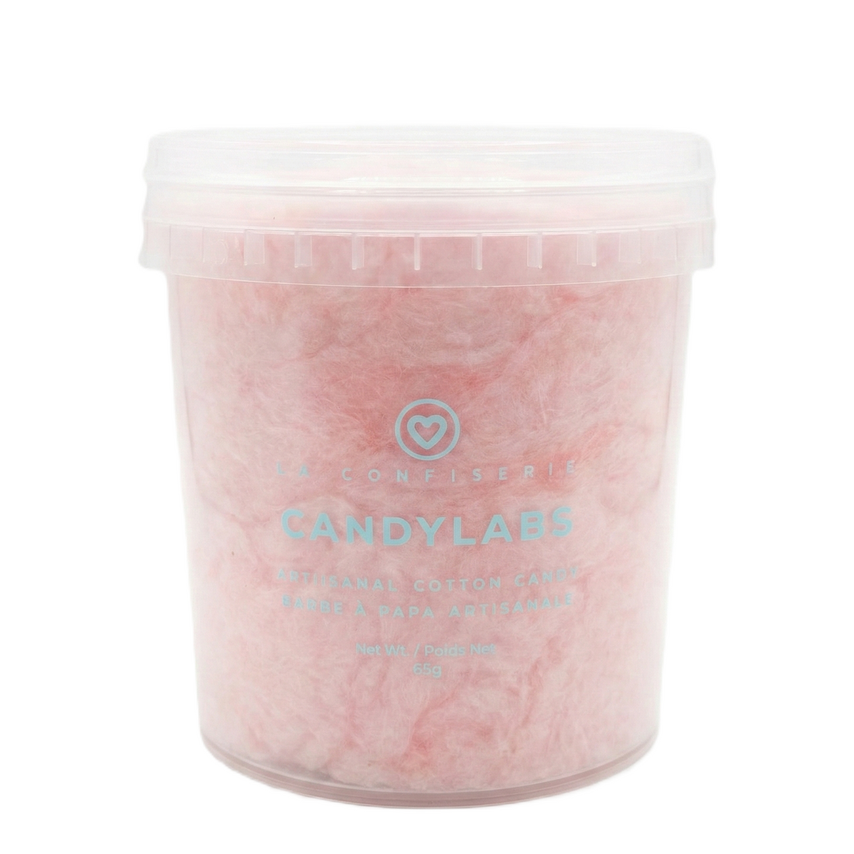 Barbe à papa artisanale – Saveur fraise – 65 g