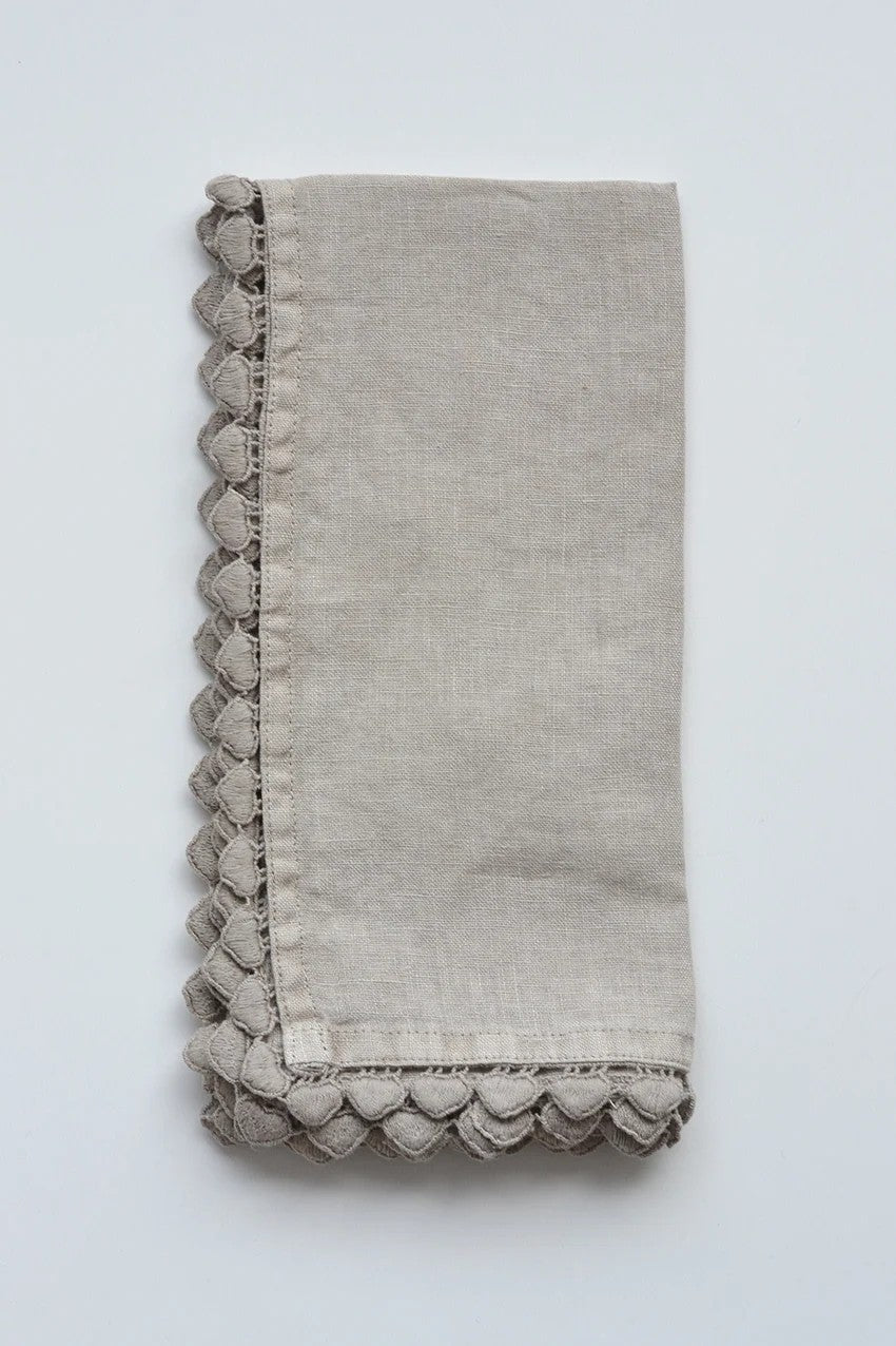 Serviette de table en lin Orvveto vendu a l'unite Naturel