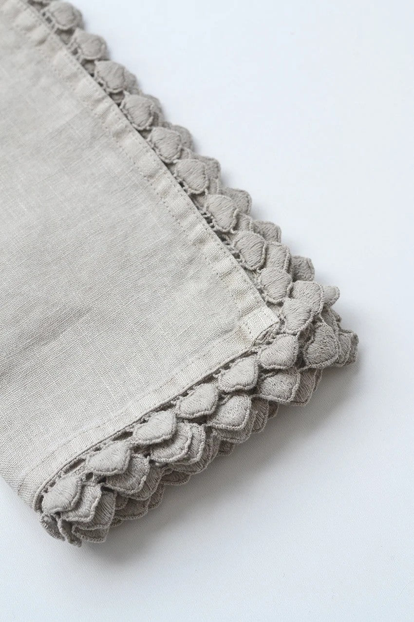 Serviette de table en lin Orvveto vendu a l'unite Naturel