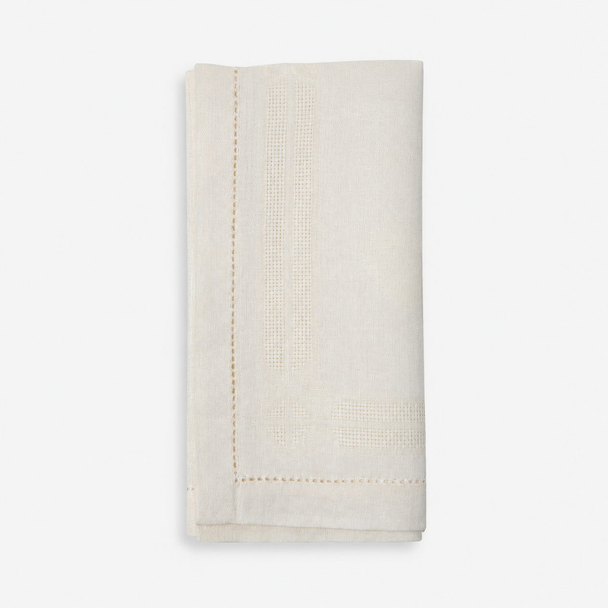 Serviette de table en lin Natalie – Crème
