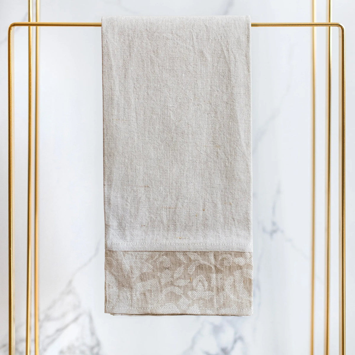 Serviette d’invité – Motif feuillage 20' X 28"