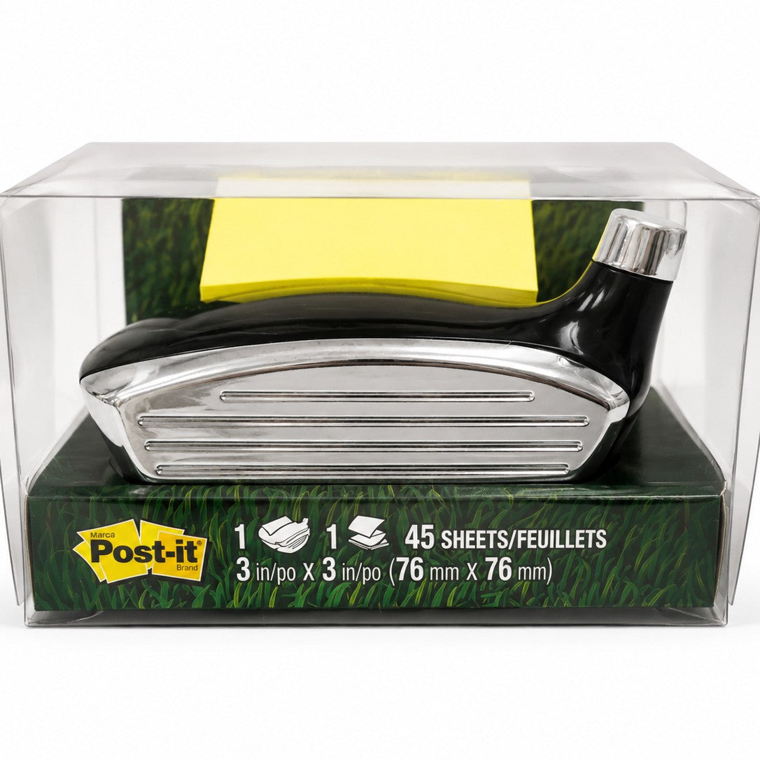 Distributeur de notes Post-it Pop-Up pour notes 3x3, Club de golf