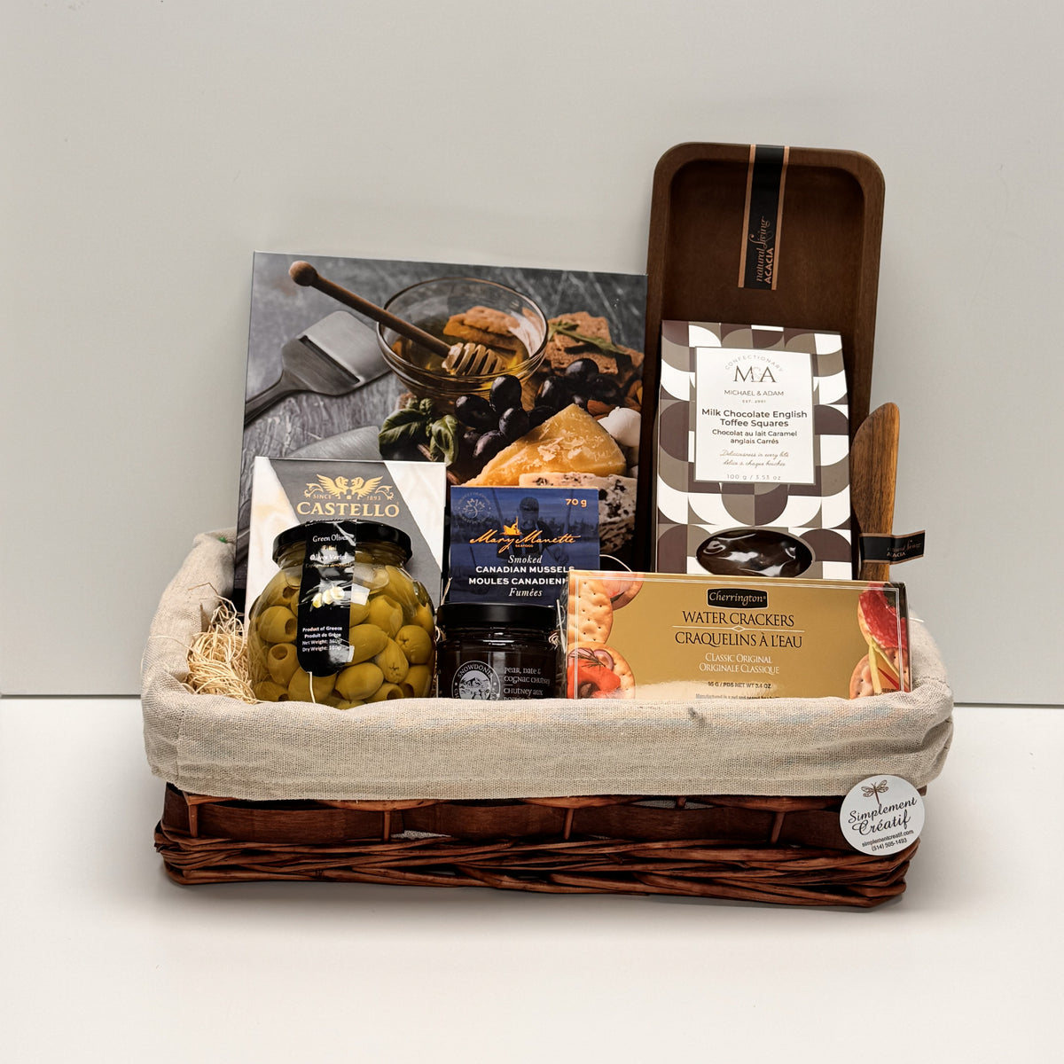 Panier de rassemblement gourmand