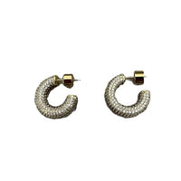 Boucles d’oreilles Créoles Givrées