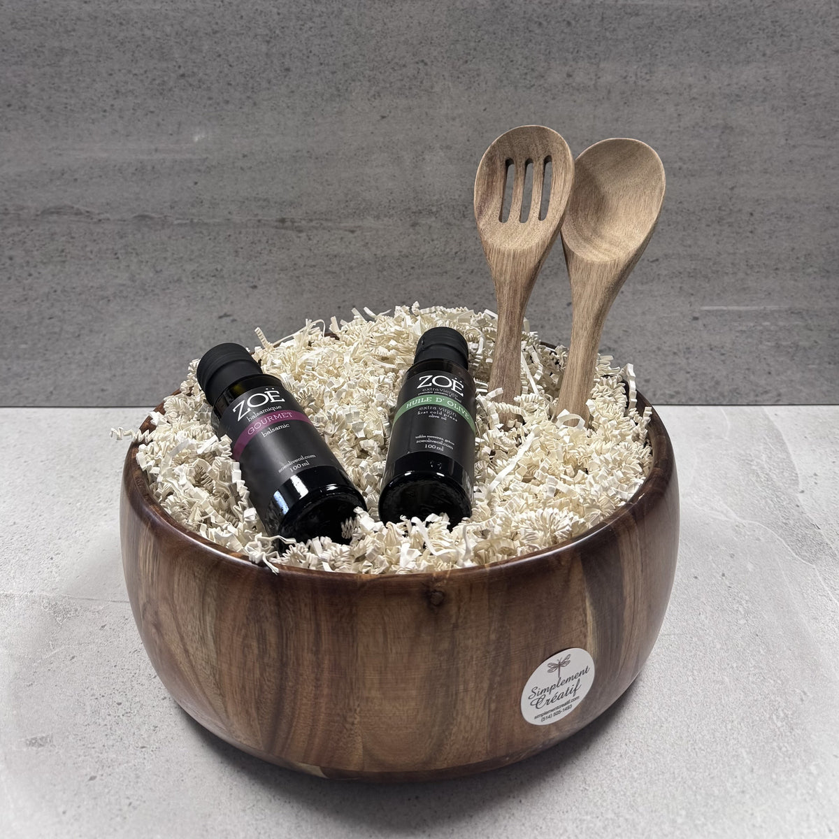 BOL DE SALADE EN BOIS