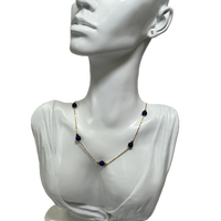 "Lapis" Beads Necklace