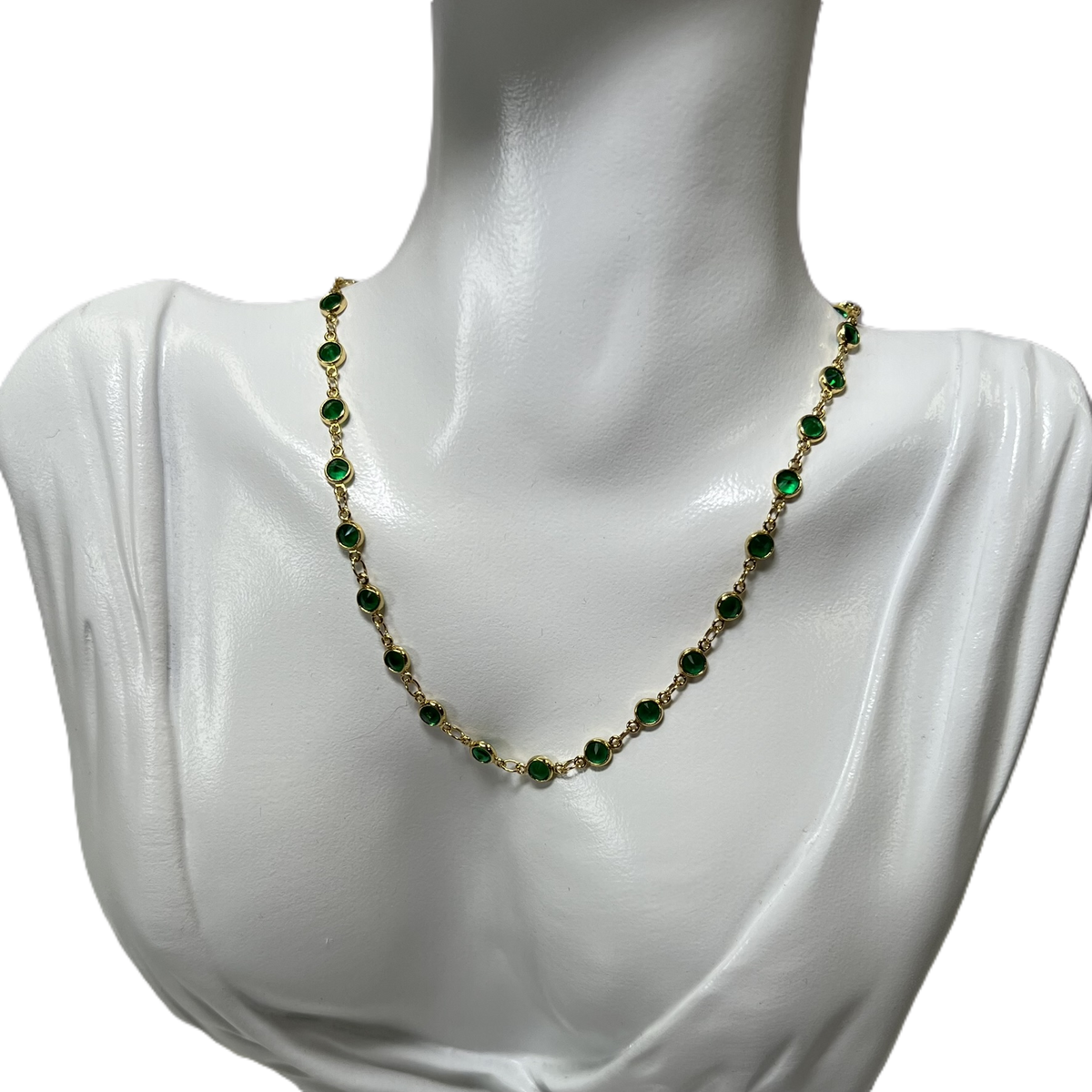 Necklace Green Bubbles Belle by elle barred