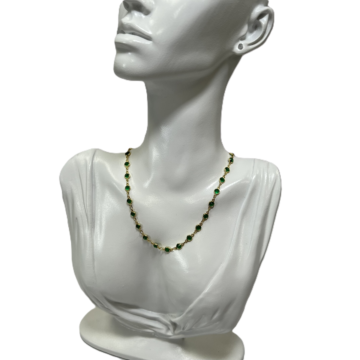 Necklace Green Bubbles Belle by elle barred