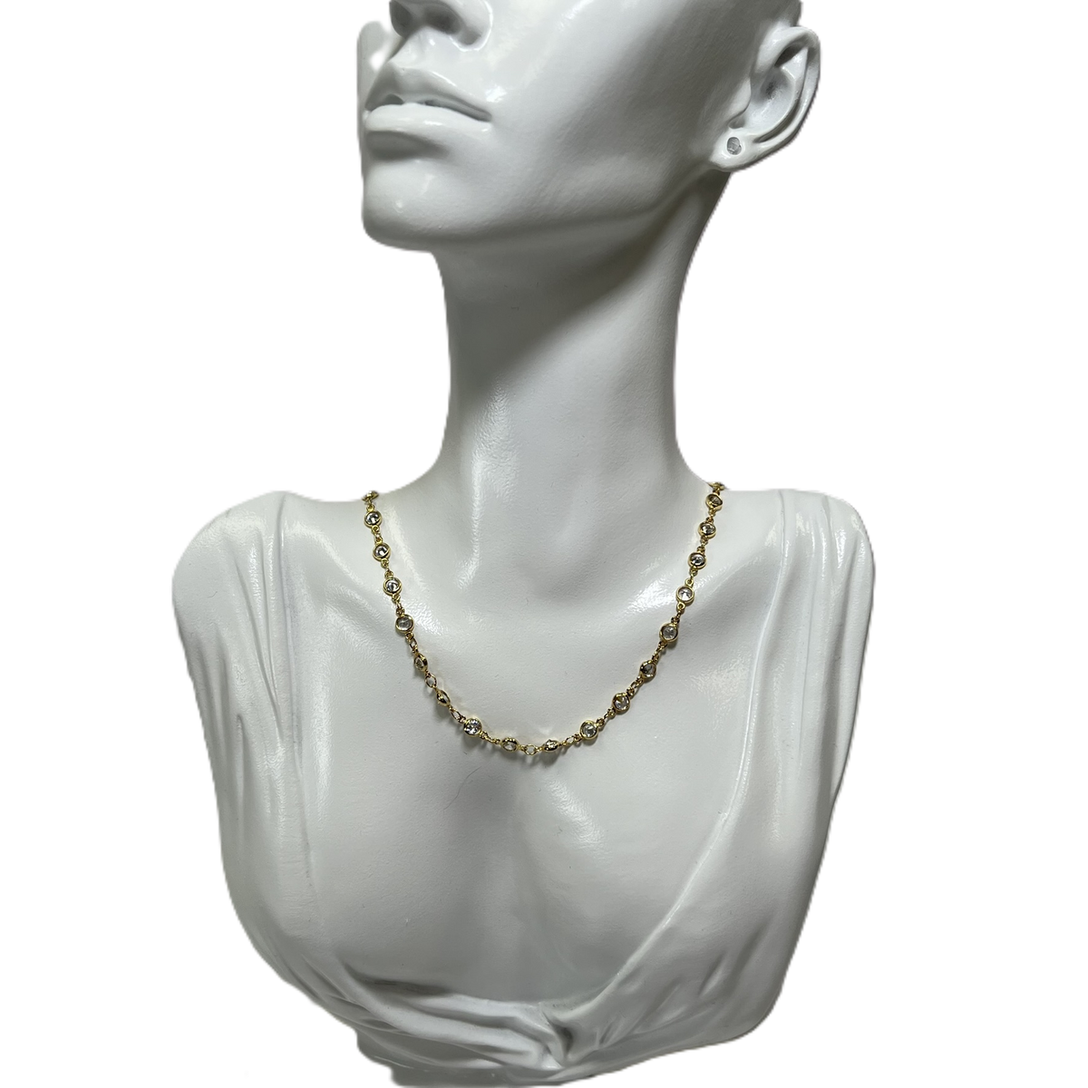 Necklace Clear Bubbles Belle by elle barred