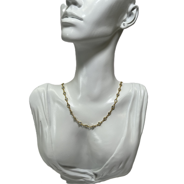 Necklace Clear Bubbles Belle by elle barred