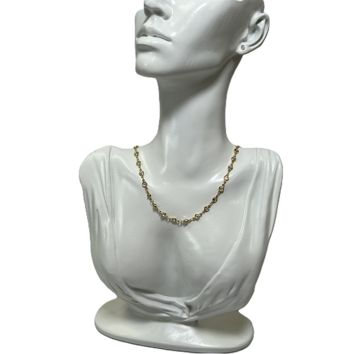 Necklace Clear Bubbles Belle by elle barred