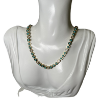 Collier Cupid – Collier Tennis Cœur Turquoise et Zircon