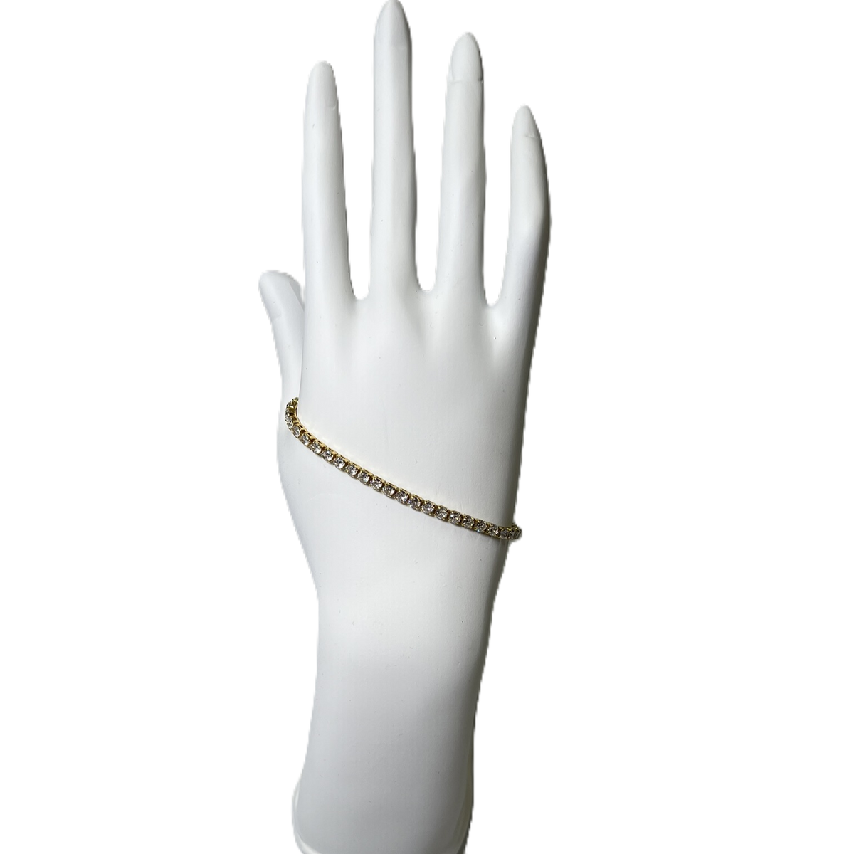 Clear Country Club Belle by elle barred bracelet