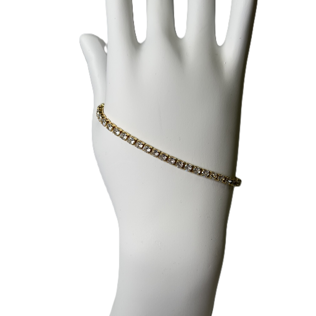 Clear Country Club Belle by elle barred bracelet