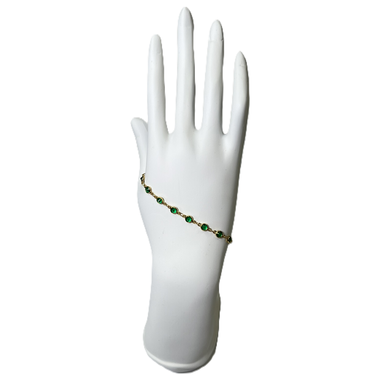 Green Bubbles Belle by elle barred bracelet