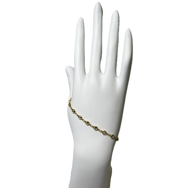 Clear Bubbles Belle by elle barred bracelet