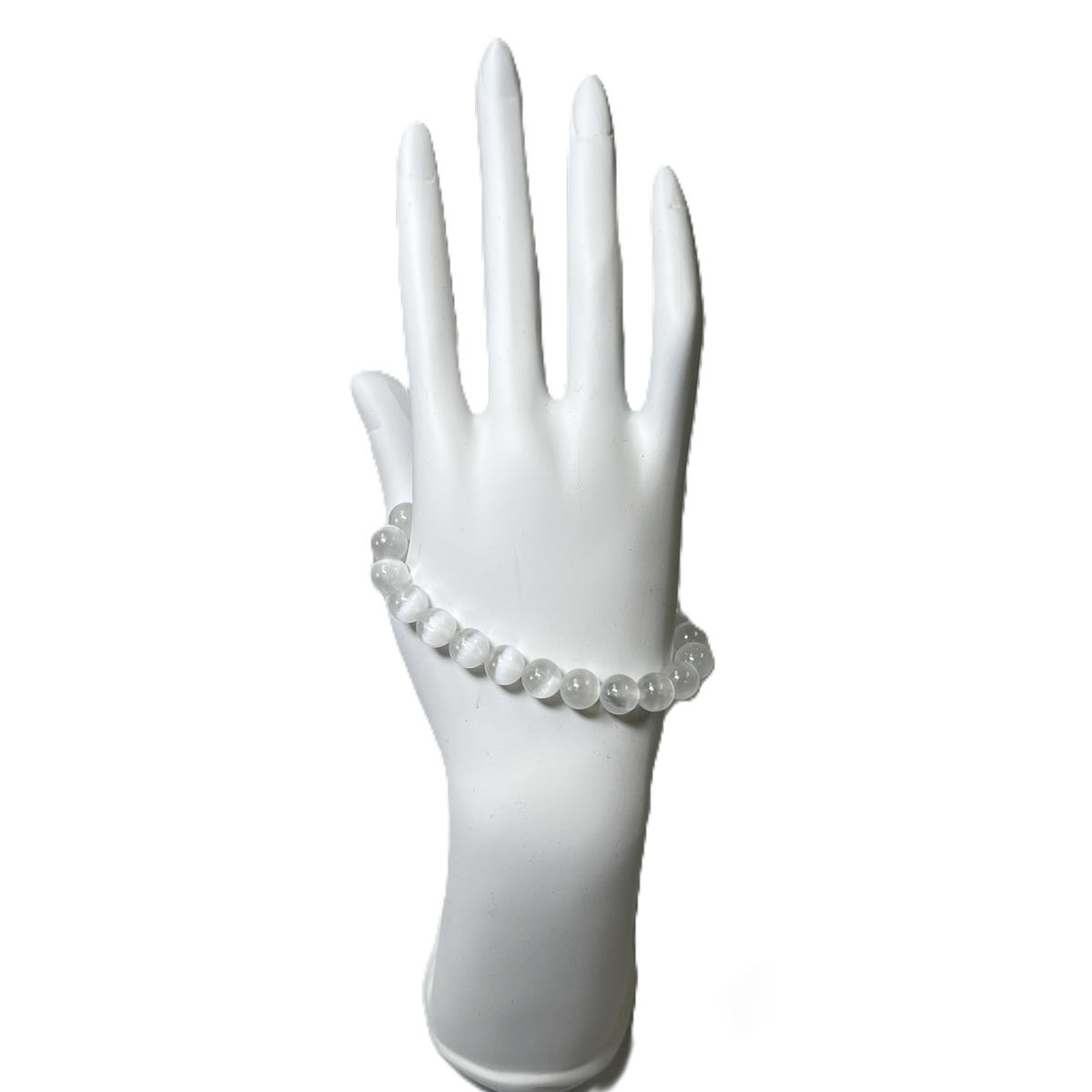 "Selenite" Beads Bracelet