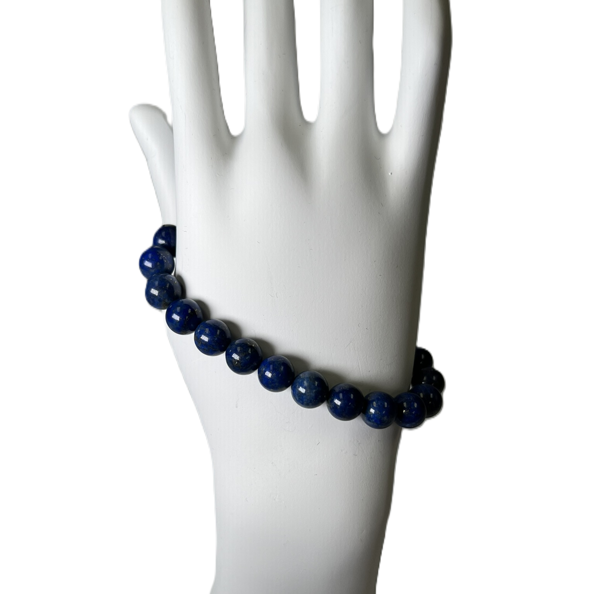 Bracelet Composé de Perles de Lapis-Lazuli Melanger avec Pyrite.