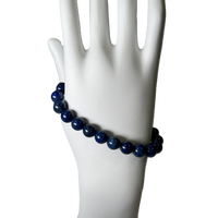 Bracelet Composé de Perles de Lapis-Lazuli Melanger avec Pyrite.