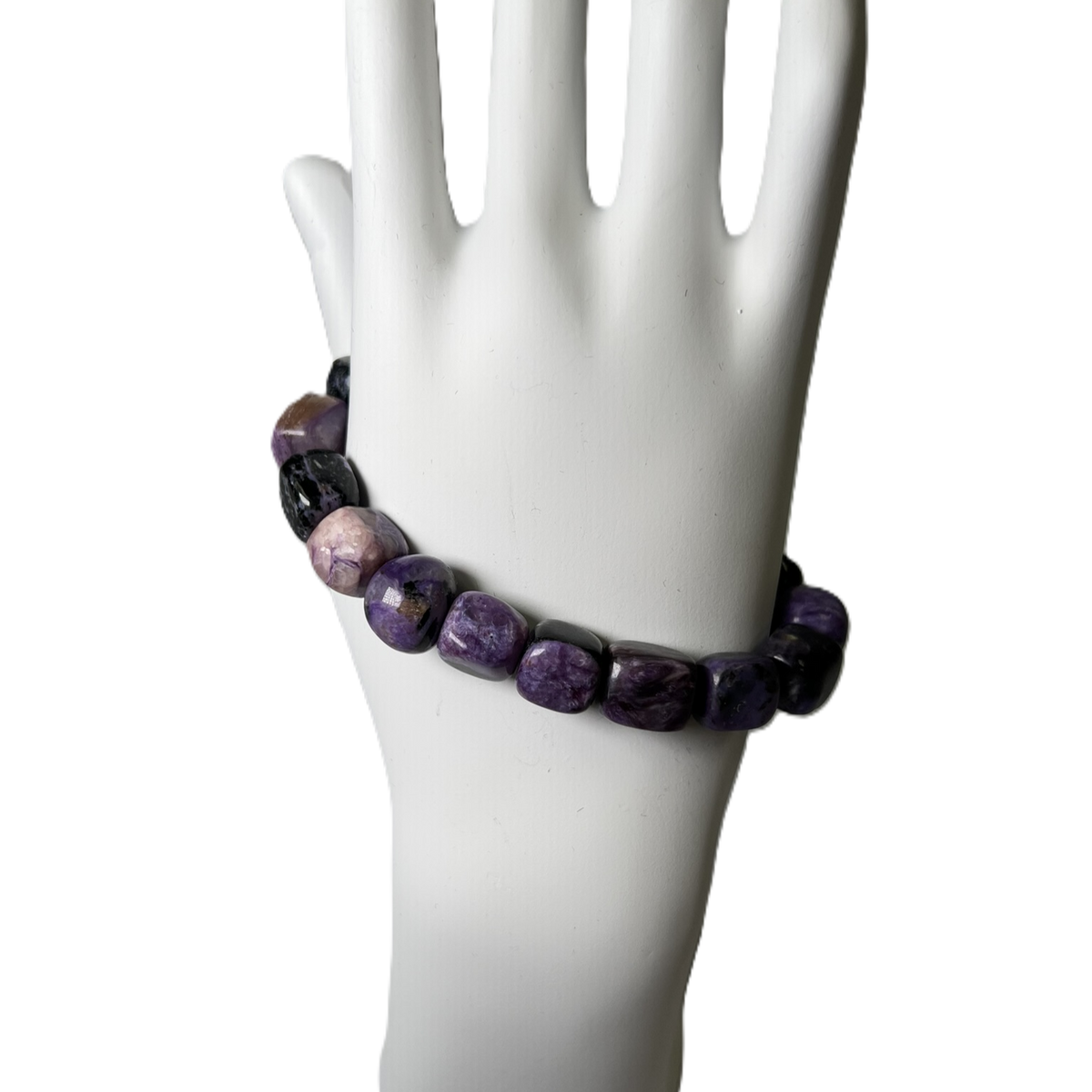 Beads Square "Charoite" Bracelet Beads