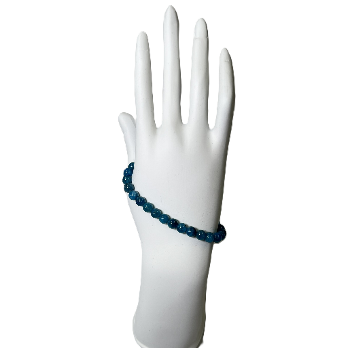 Beads Bracelet Small "Blue Agate"