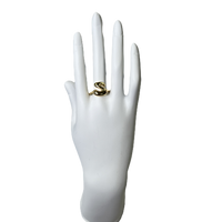 Ring A Initial Bubble Adjustable Belle by elle barred