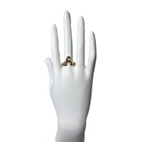 Ring A Initial Bubble Adjustable Belle by elle barred