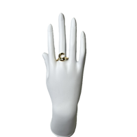 Ring C Initial Bubble Belle by elle barred